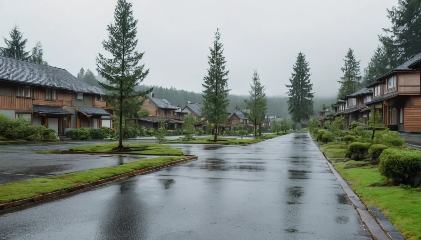 Wood-frame homes with mossy roofs across the Marysville area